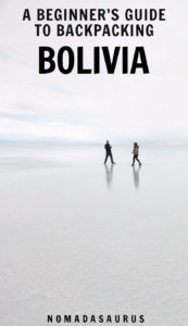 Bolivia Backpacking Pinterest Image