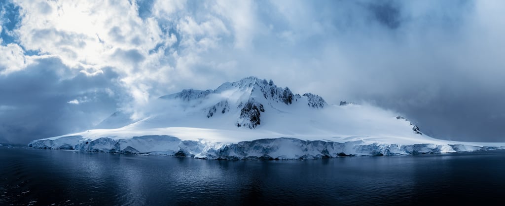 Ice And Mountains Antarctica Continent Facts