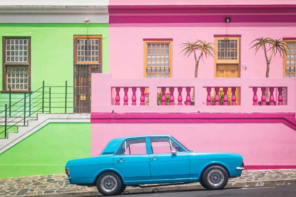 Blue Car Bo Kaap