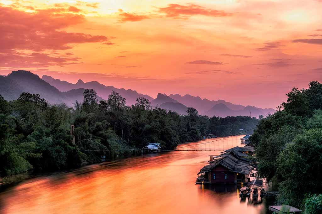 Kanchanaburi Raft Houses