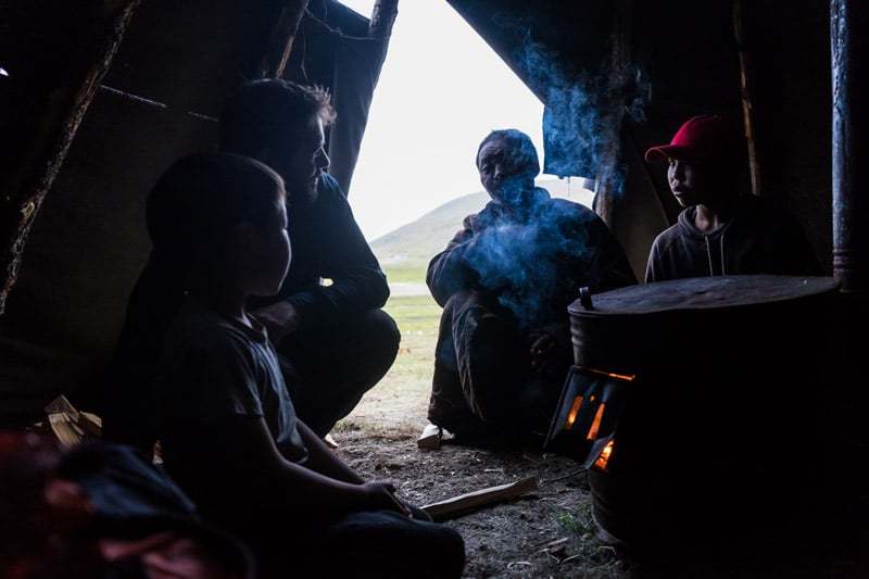 Tsaatan People Dukha Reindeer Herders Mongolia