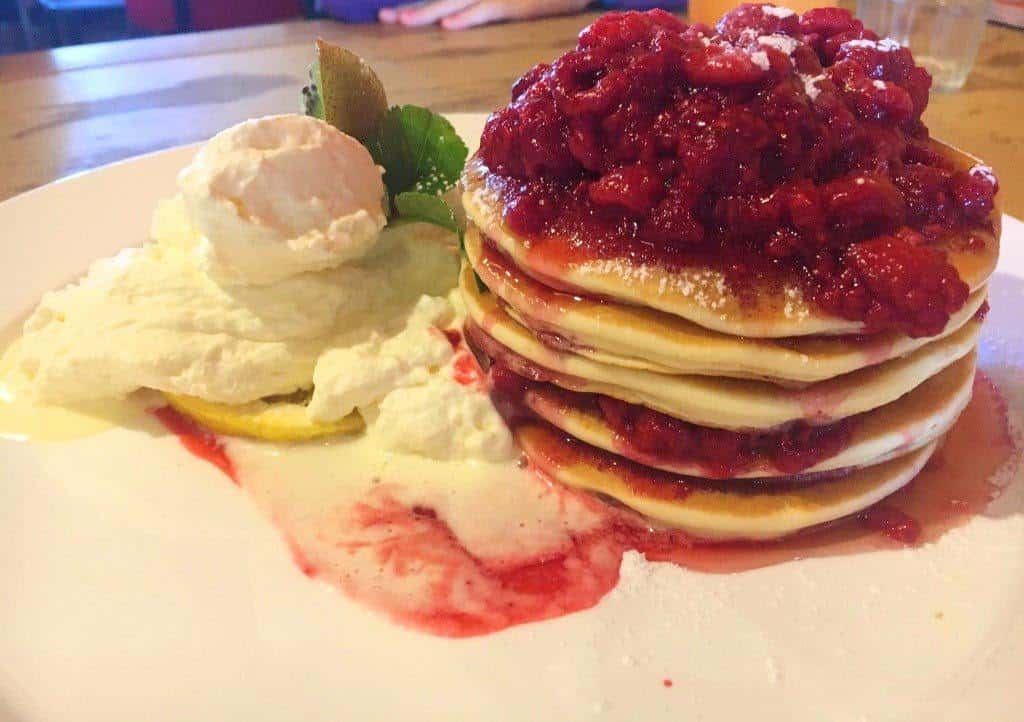 Breakfast Pancakes At The Fat Dog