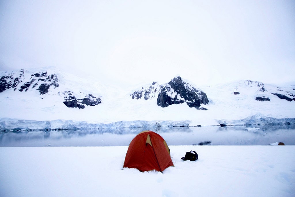 Camping In Antarctica
