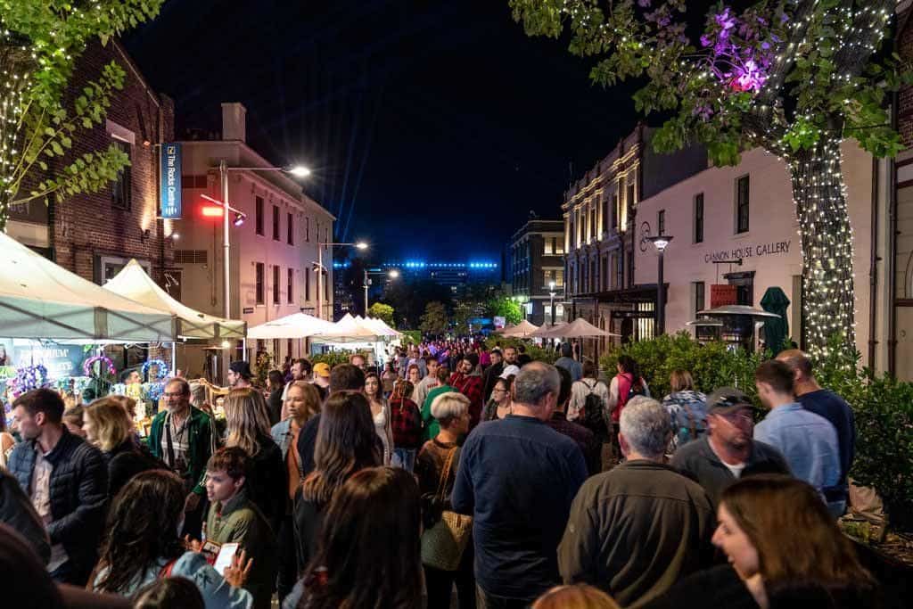 Crowds At Vivid