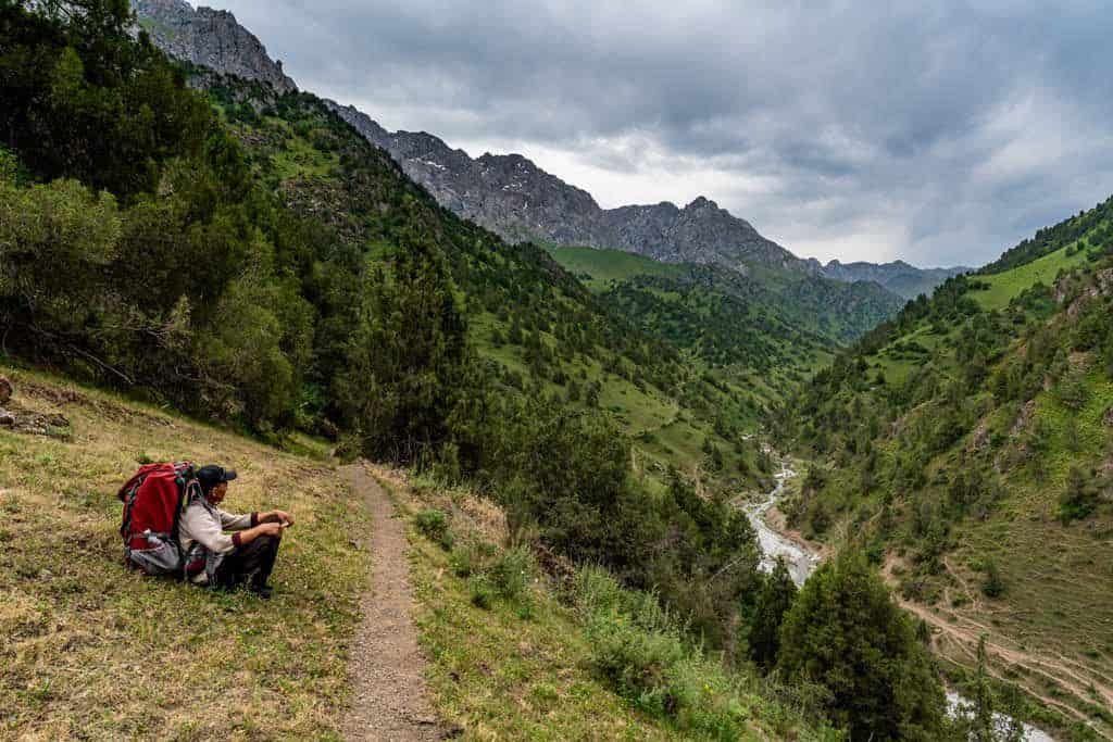 Man Looking At View