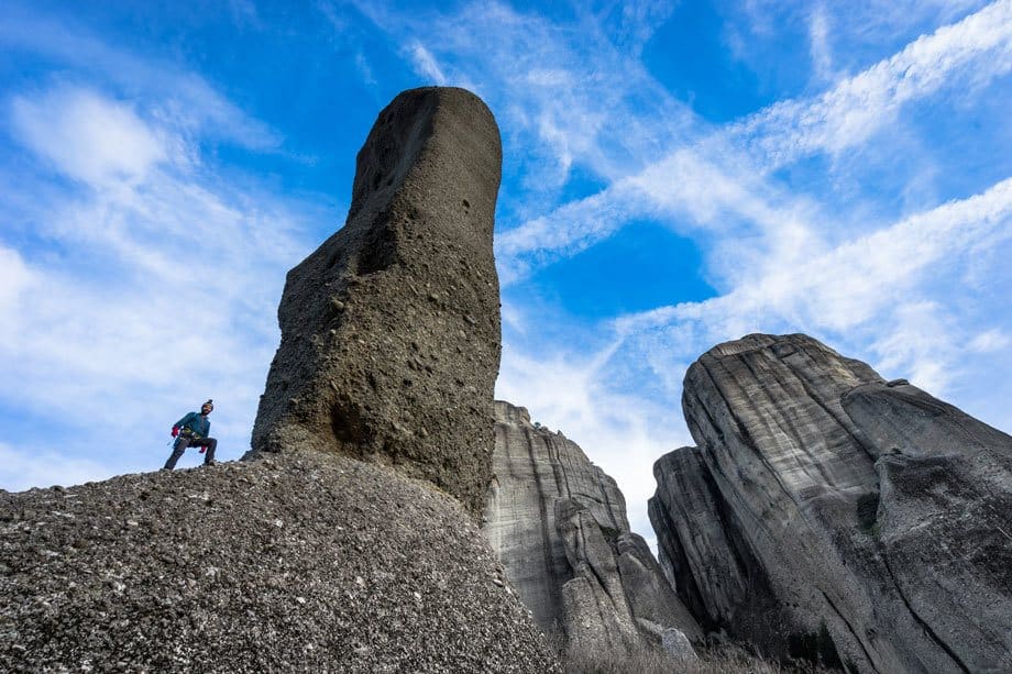 Spindle Great Saint Climb Via Ferrata Meteora Greece