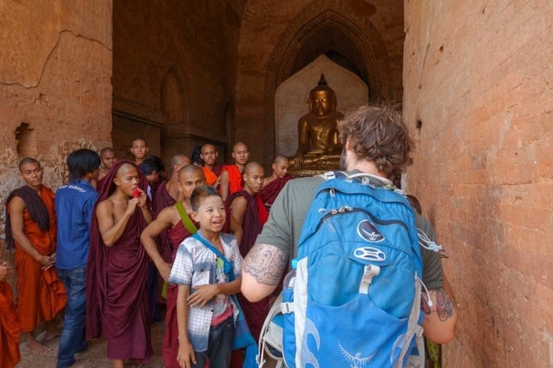 Jazza With Monks
