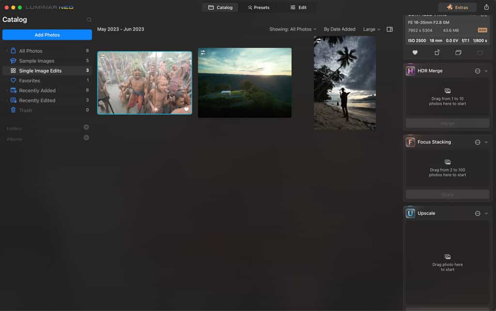 Luminar Neo Catalog