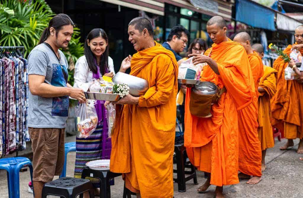 Monks Collecting Alms