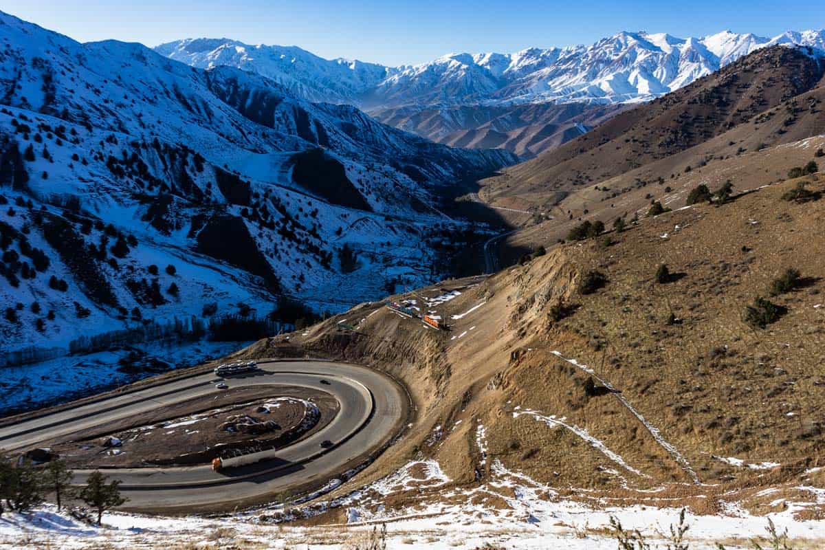 Kamchik Pass Qurama Mountains Fergana Valley Uzbekistan Photography
