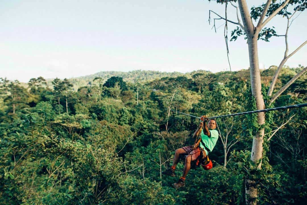 Ziplining, Rainforest