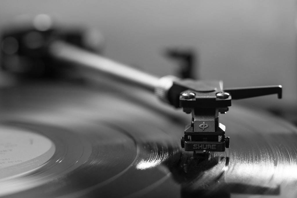 Playing A Record At Anazawa Phonograph Museum
