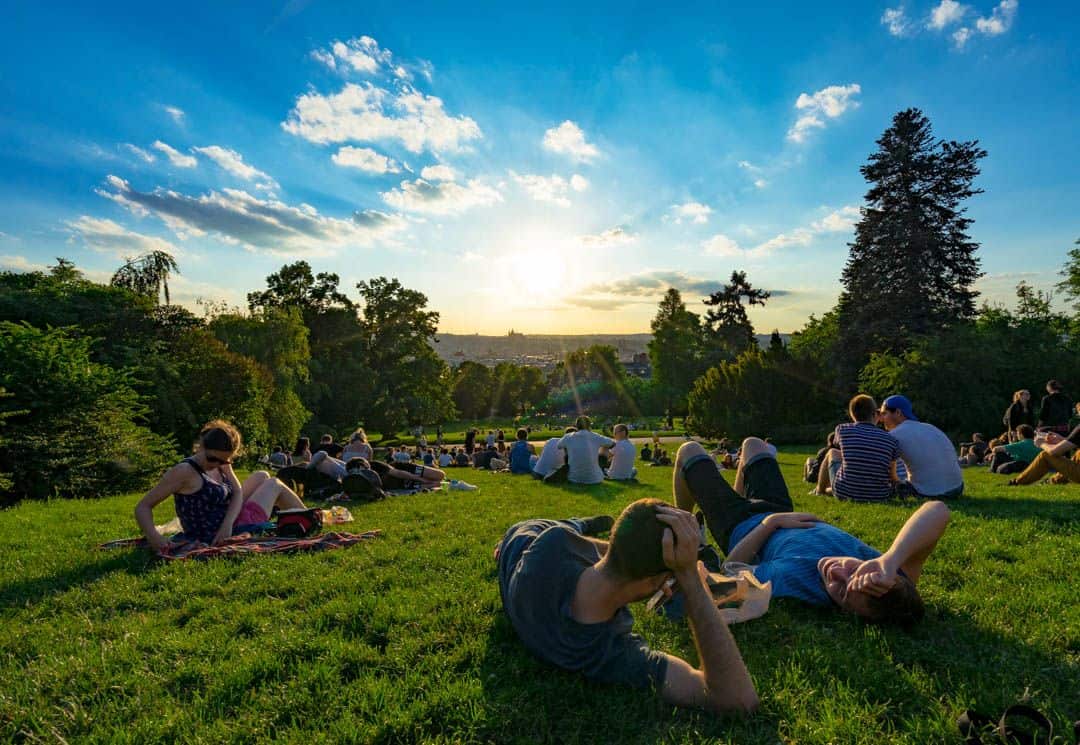 Best Places To Watch Sunset In Prague Riegrovy Sady