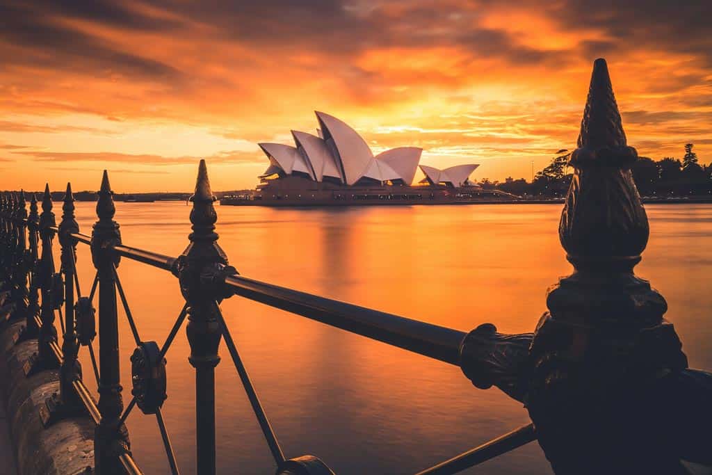 Sydney Harbor At Sunrise