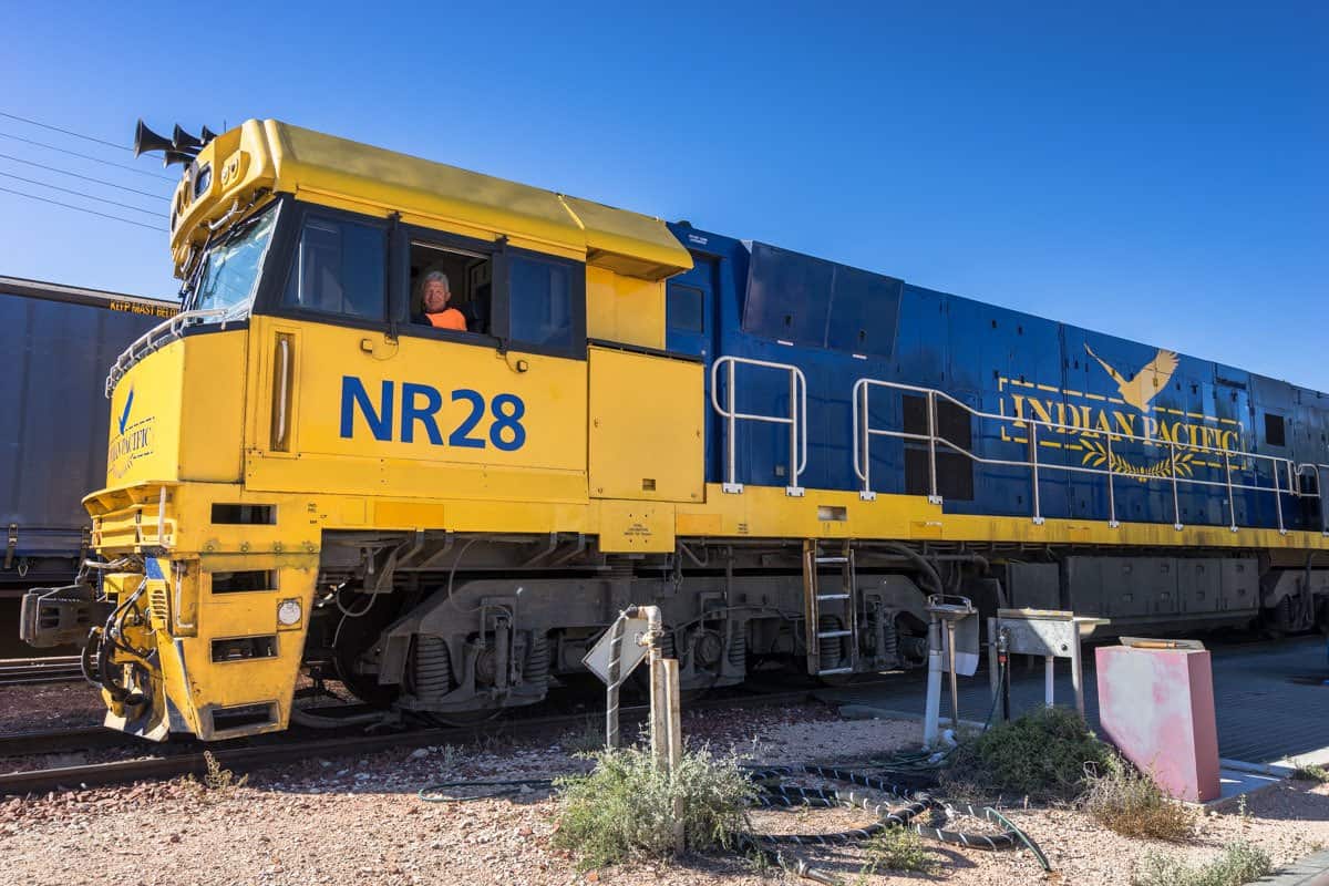 Driver Indian Pacific Rail Journey