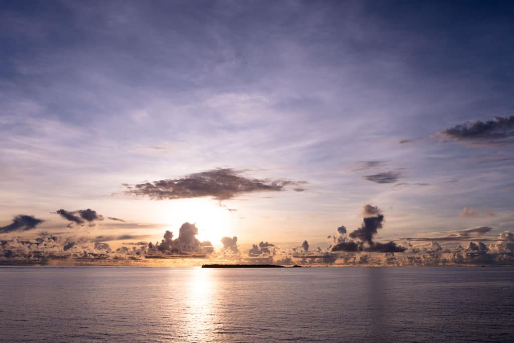 Sunrise At Ulithi