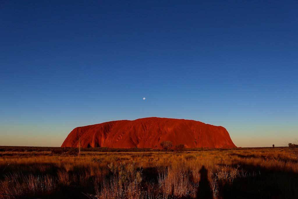 Uluru At Sunset Is Almost Mystical.